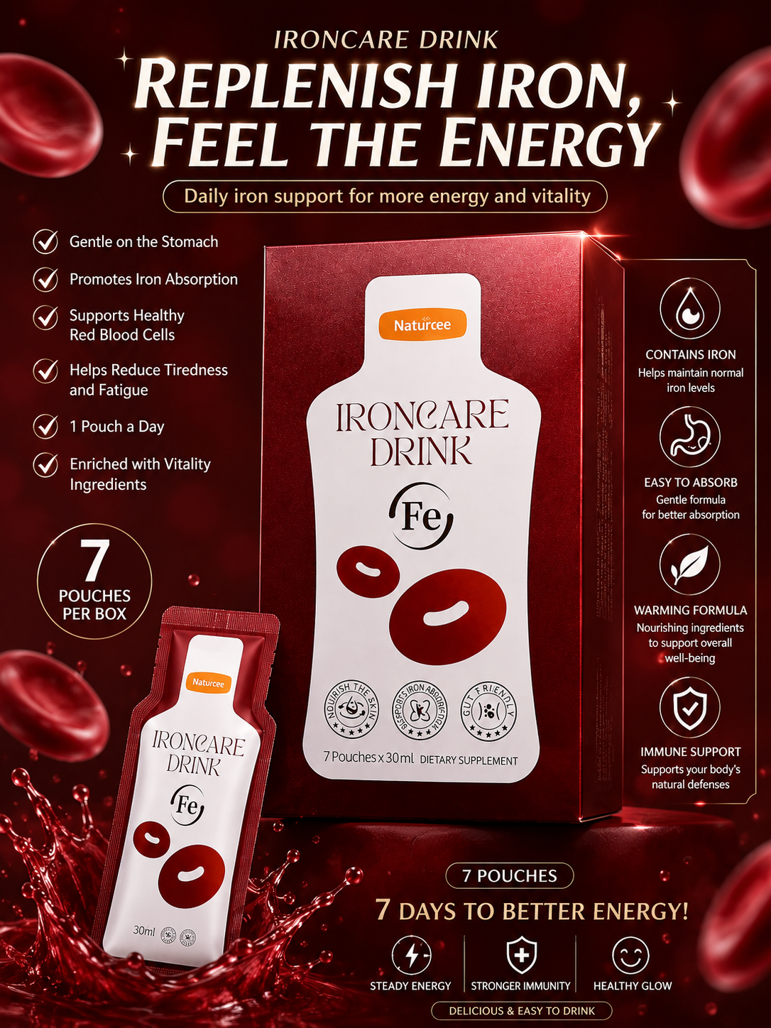 Iron care Drink 7 pouches