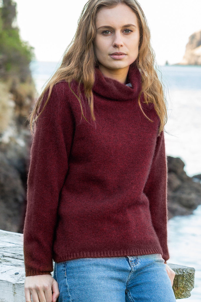 Noble Wilde Moss Stitch Cowl