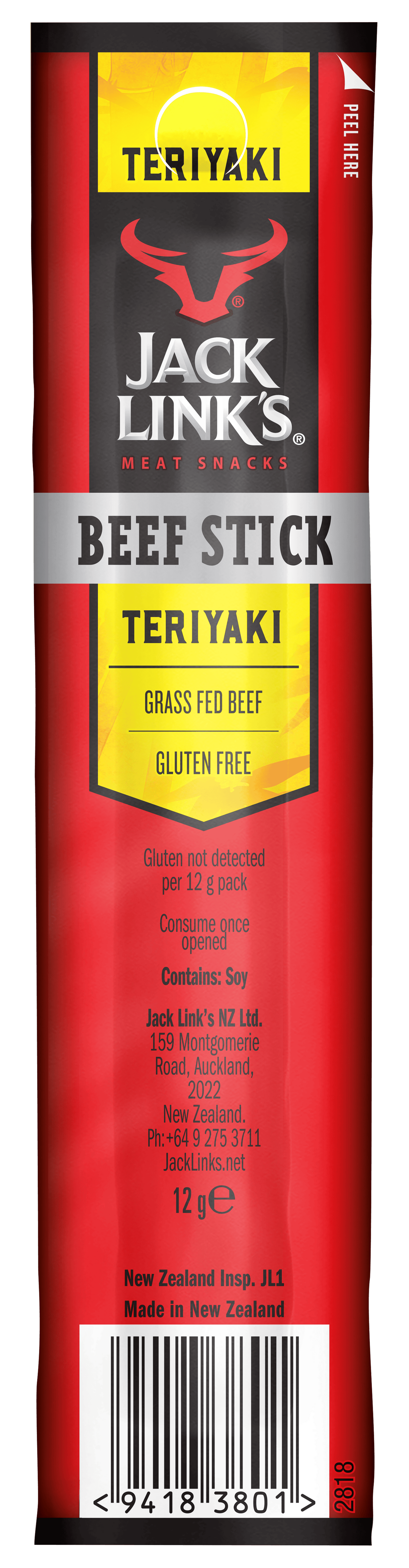 Teriyaki Beef Stick 12g