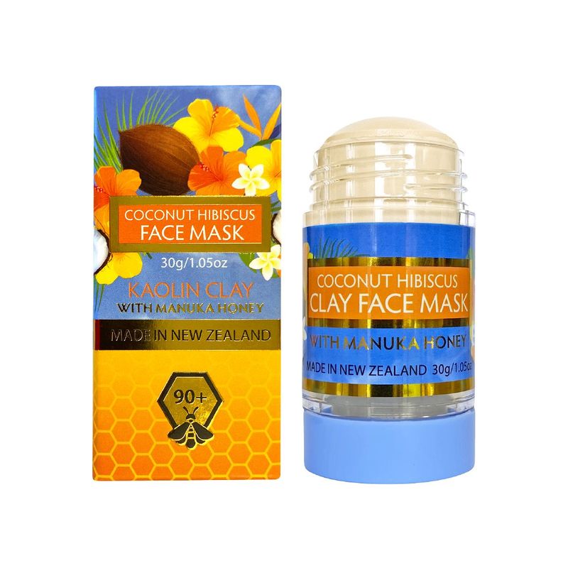 Coconut & Hibiscus clay face mask