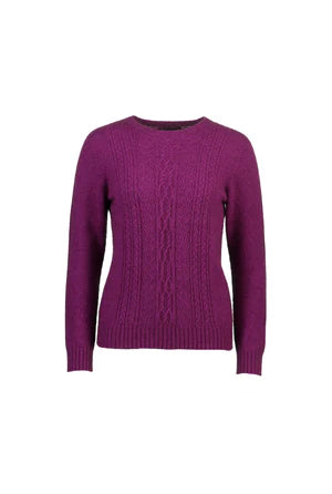 Crew Neck with Lace Detail