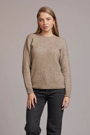 Crew Neck with Lace Detail
