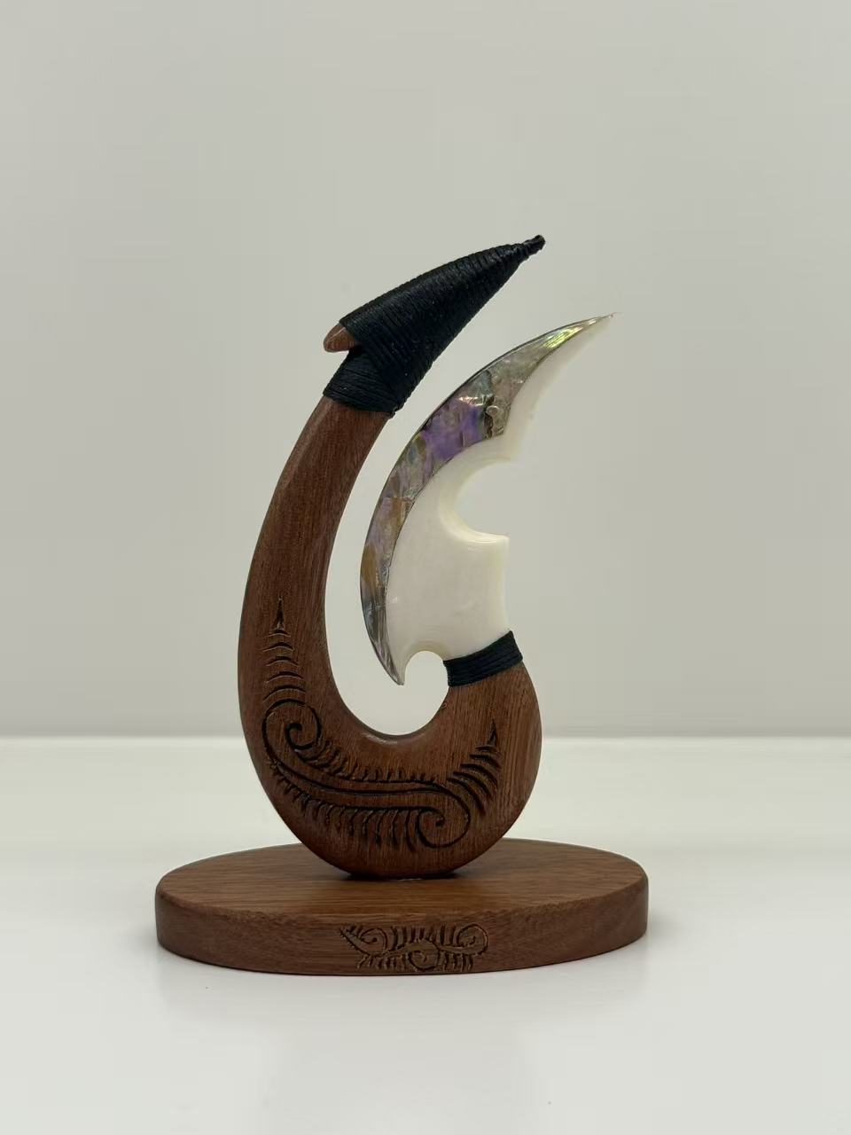 Dale Aquar Us Wooded/Bone Ornament Hook 100mm