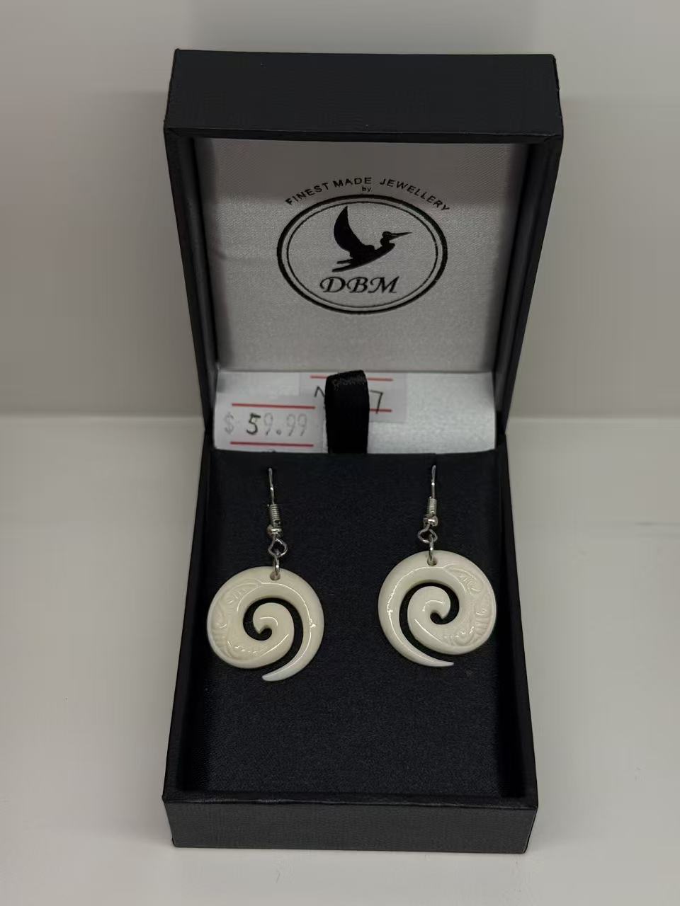 Dale Aquar Us Bone Koru Earring