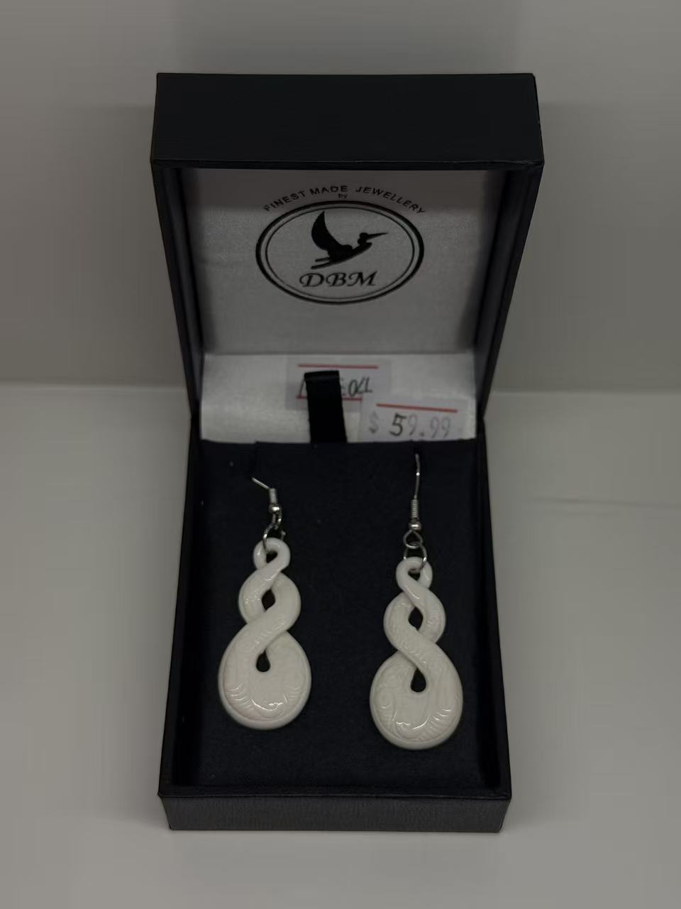 Dale Aquar Us Bone Twist Earrings