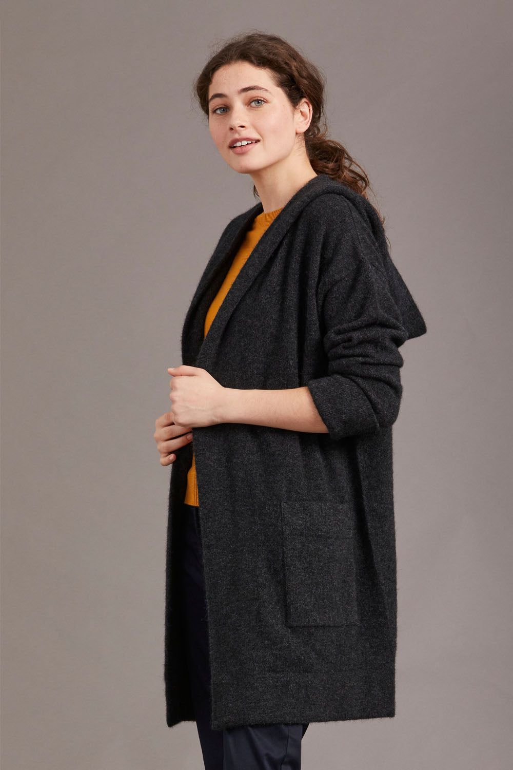 Possum Merino Oversize Hood Jacket