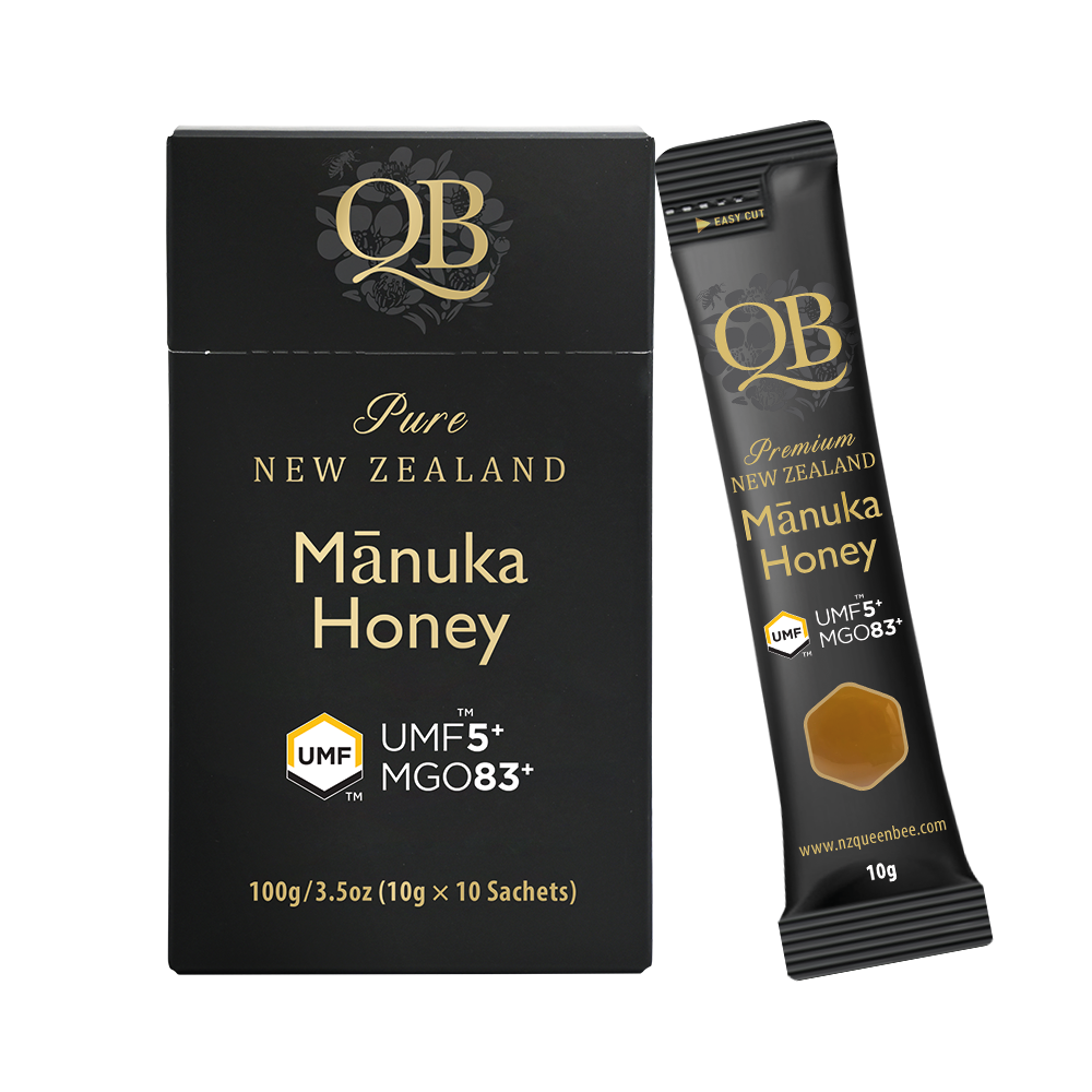 QB Manuka Honey Sachet UMF 5+ MGO 83+ 100g