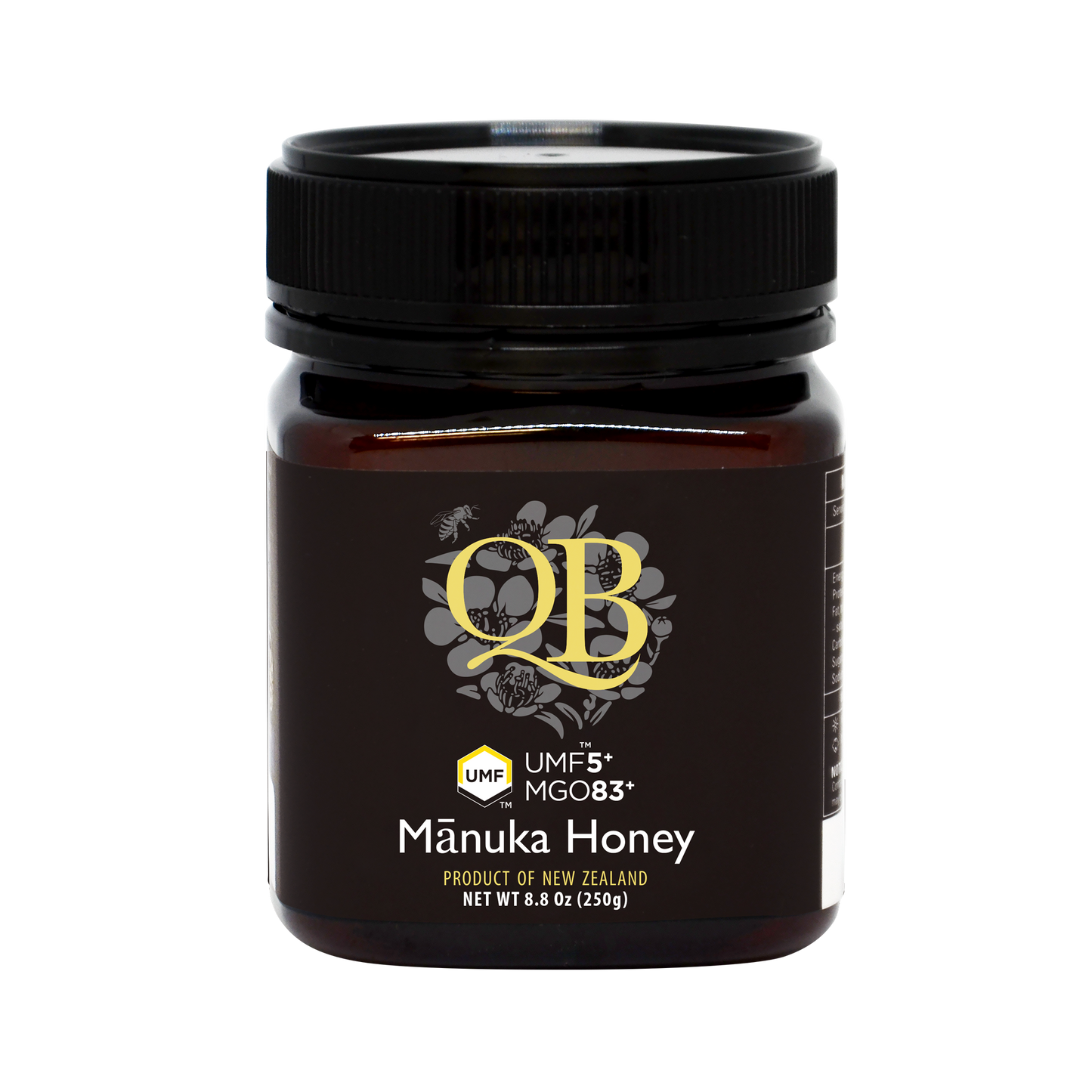 QB Manuka Honey UMF 5+ MGO 83+ 250g