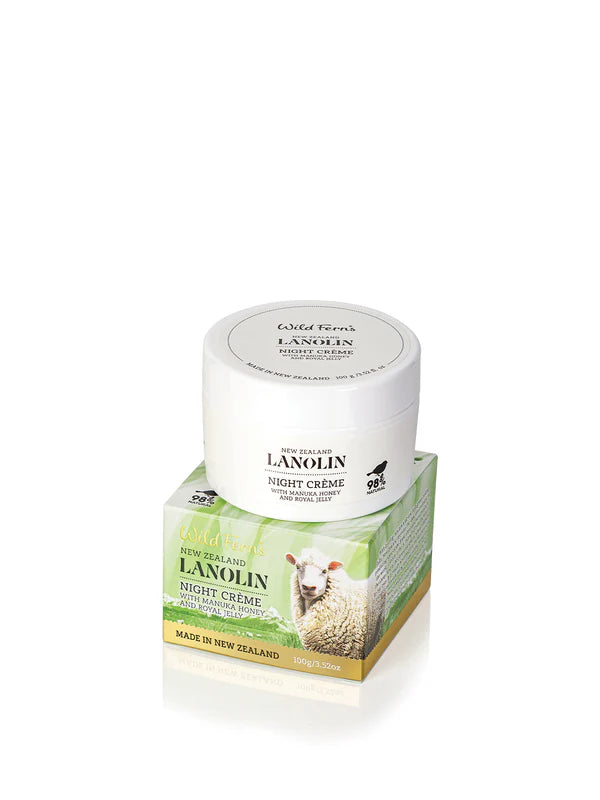 Lanolin Night Creme with Manuka Honey & Royal Jelly 100g