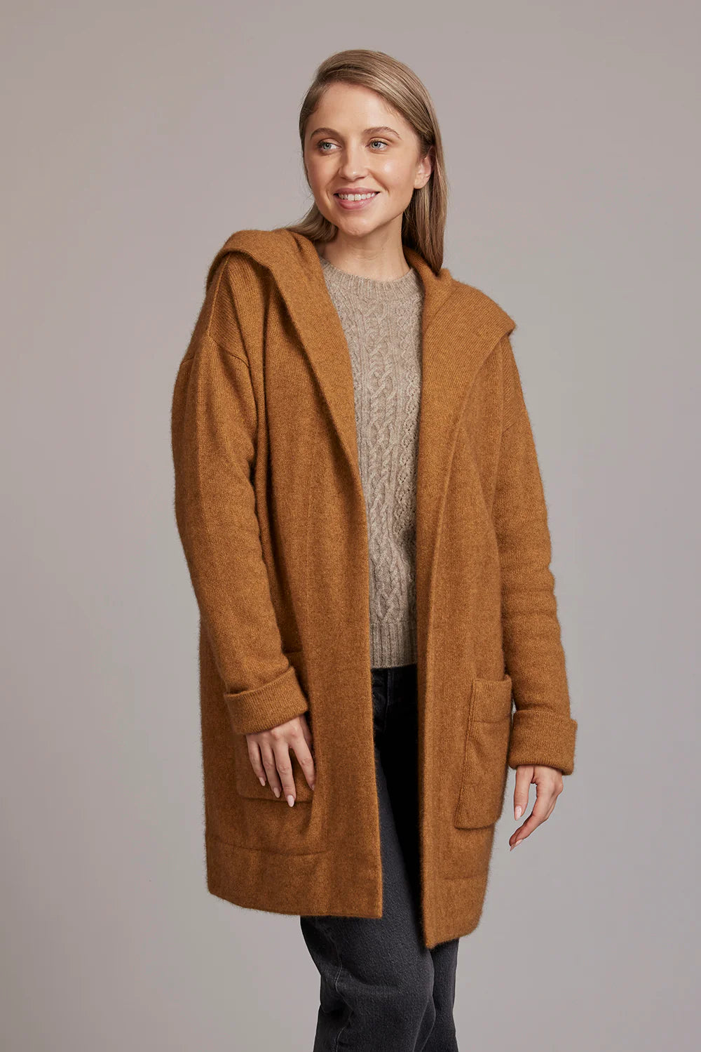 Possum Merino Oversize Hood Jacket