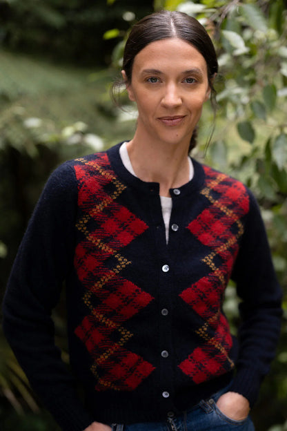 Tartan Cardigan