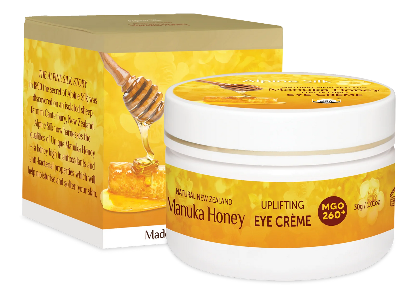 Alpine Silk Manuka Honey Eye Cream 30g