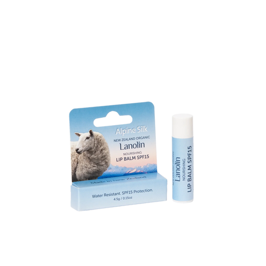 Alpine Silk Organic Lanolin SPF15 Lip Balm 4.5g