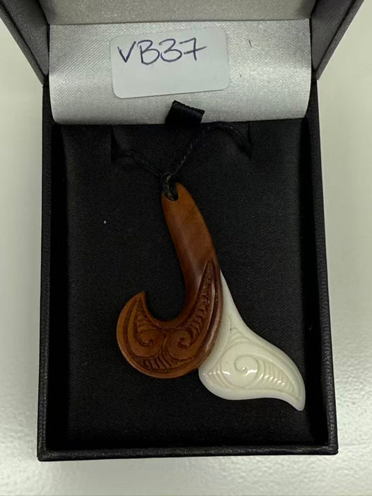 Dale Aquar Us Wood/Bone Whale Tail 50mm