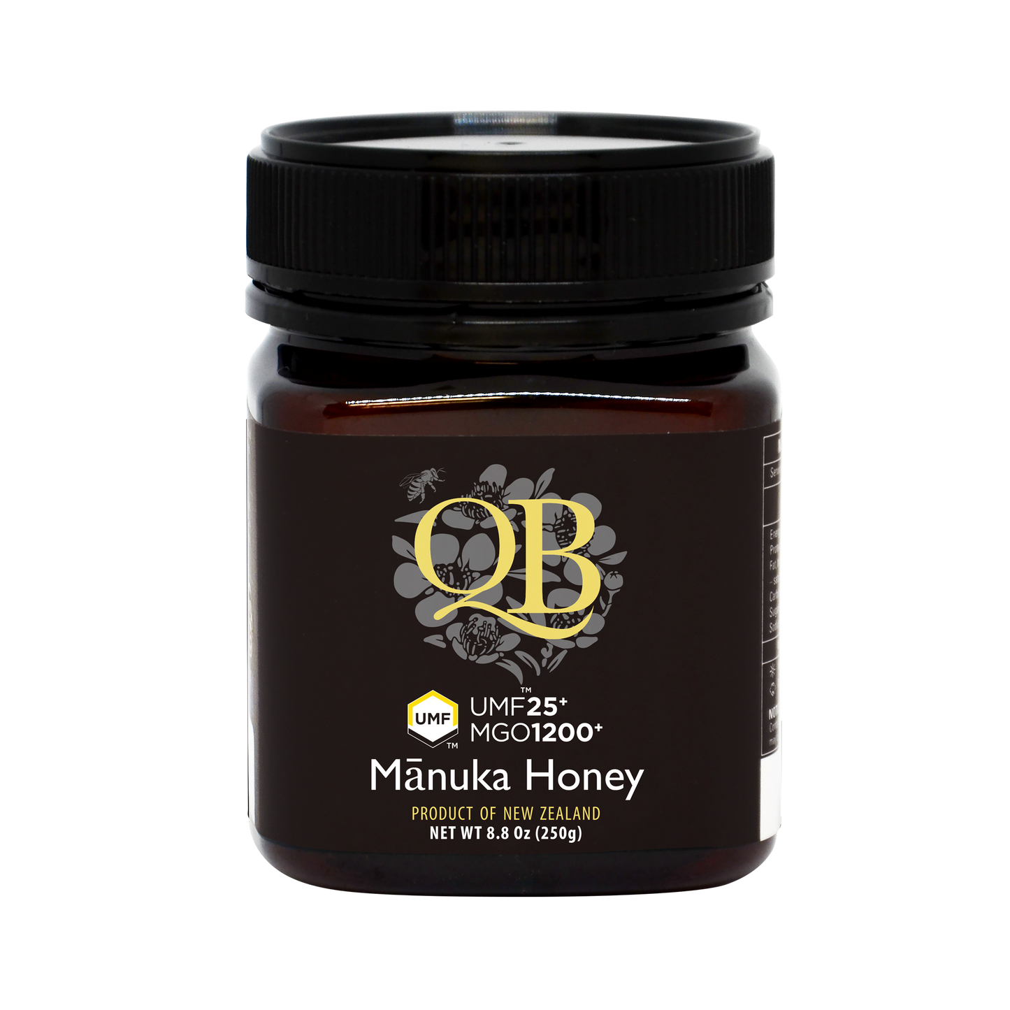 QB Manuka Honey UMF 25+ MGO 1200+ 250g