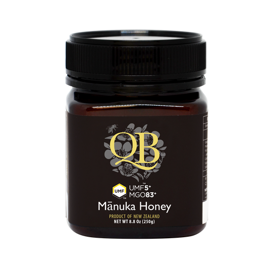QB Manuka Honey UMF 5+ MGO 83+ 250g