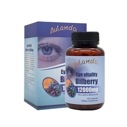 Aulando Eye Vitality Bilberry 12000mg – 100 Capsules