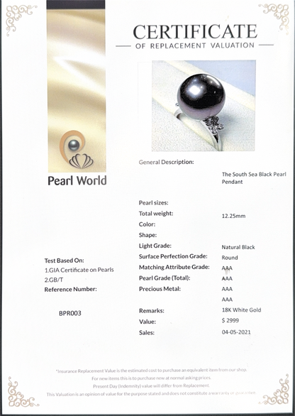 The South Sea Black Pearl Ring
