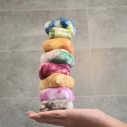 Exfoliating Felted Wool Soap