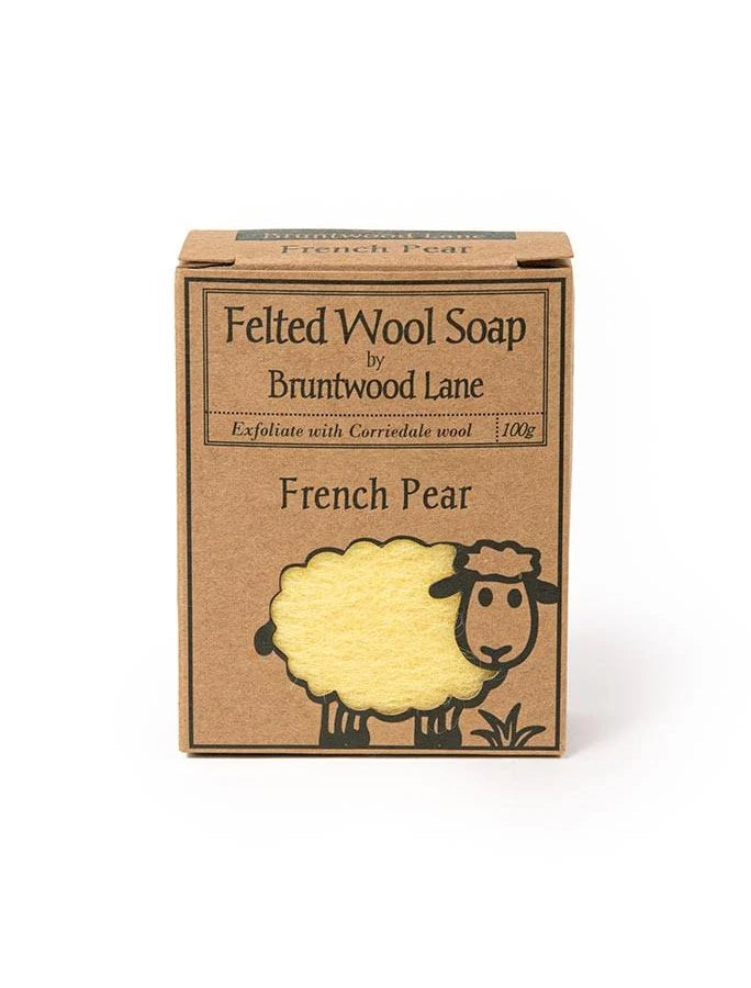 Exfoliating Felted Wool Soap