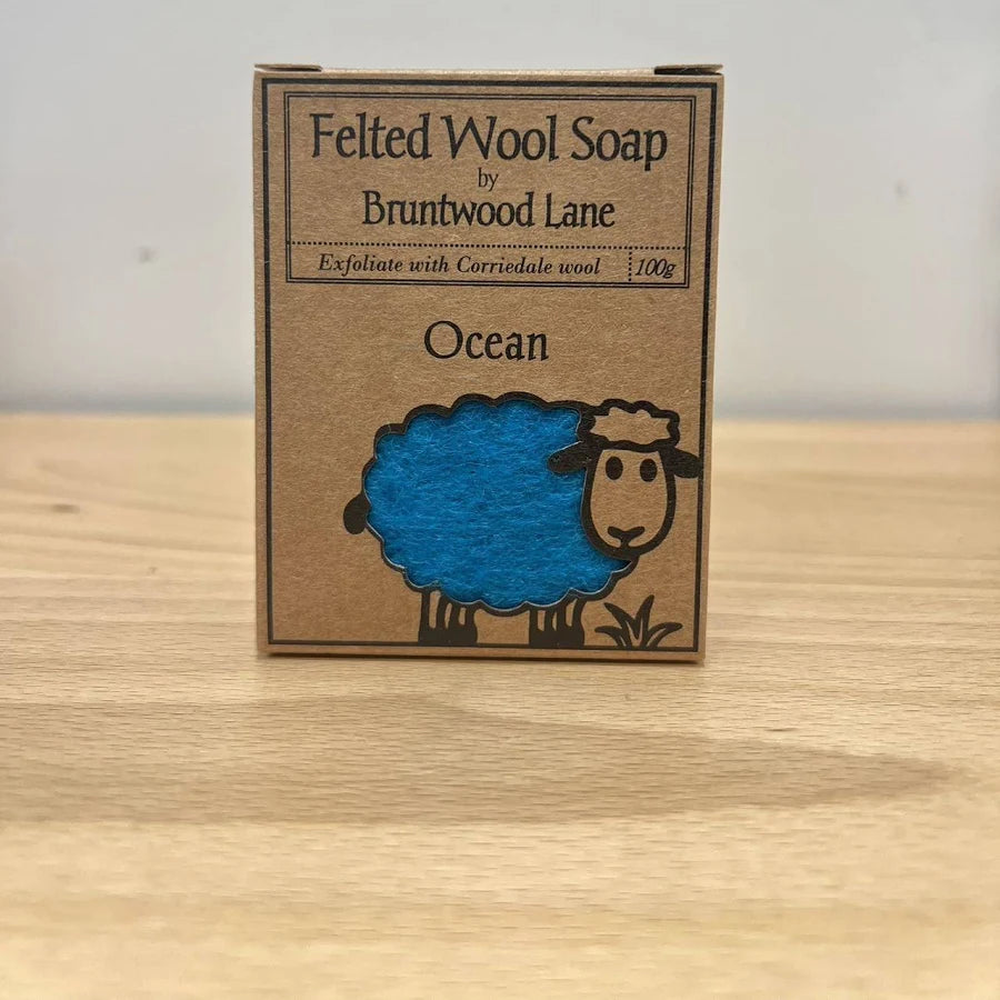 Exfoliating Felted Wool Soap