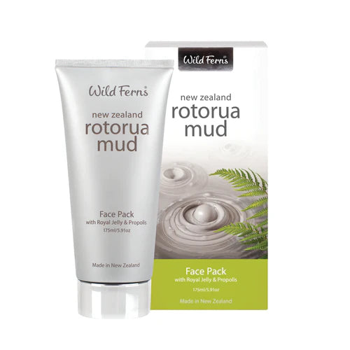 Wild Ferns Rotorua Mud Face Pack with Royal Jelly & Propolis 175ml